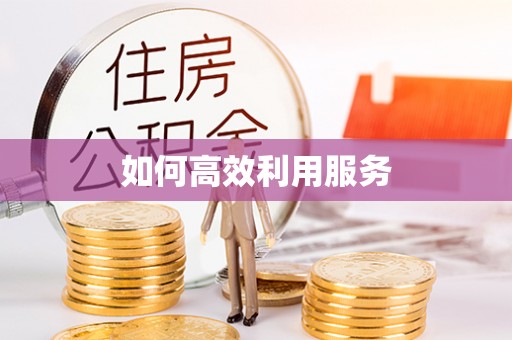 呼中如何高效利用服务