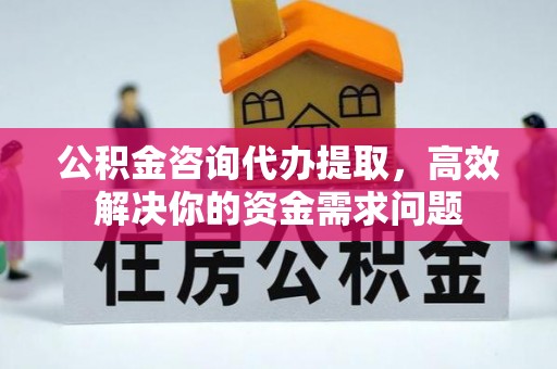 呼中公积金咨询代办提取，高效解决你的资金需求问题