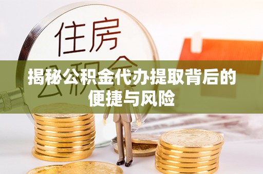 呼中揭秘公积金代办提取背后的便捷与风险